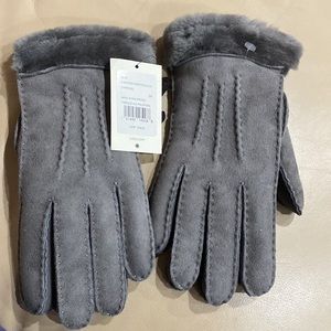Ugg Shearling Trim Leathers gloves